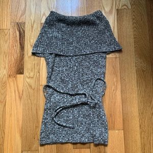 Kenneth Cole Knit Sweater Top w Oversized Collar